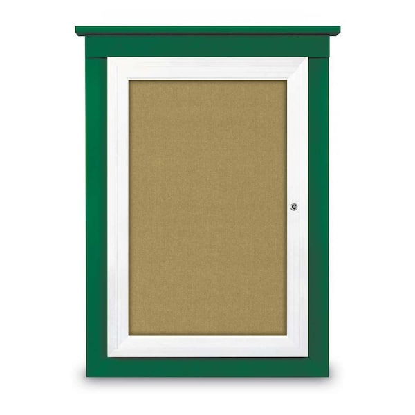 Sliding Glass Enclosed Letterboard, 96"x3
